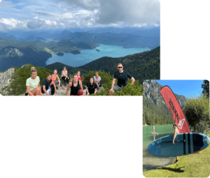 Das Cloudbridge Team in den Bergen